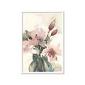 Picture of Pink Lily III _GroupedProduct_Rectangle_Portrait_Framed_Matted_