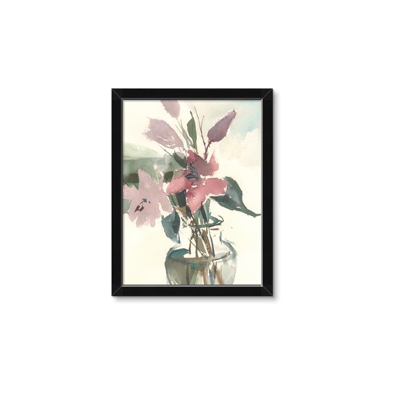 Picture of Pink Lily IV _GroupedProduct_Rectangle_Portrait_Framed_Matted_