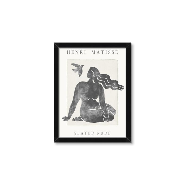 Picture of Seated Nude Woman _GroupedProduct_Rectangle_Portrait_Framed_Matted_