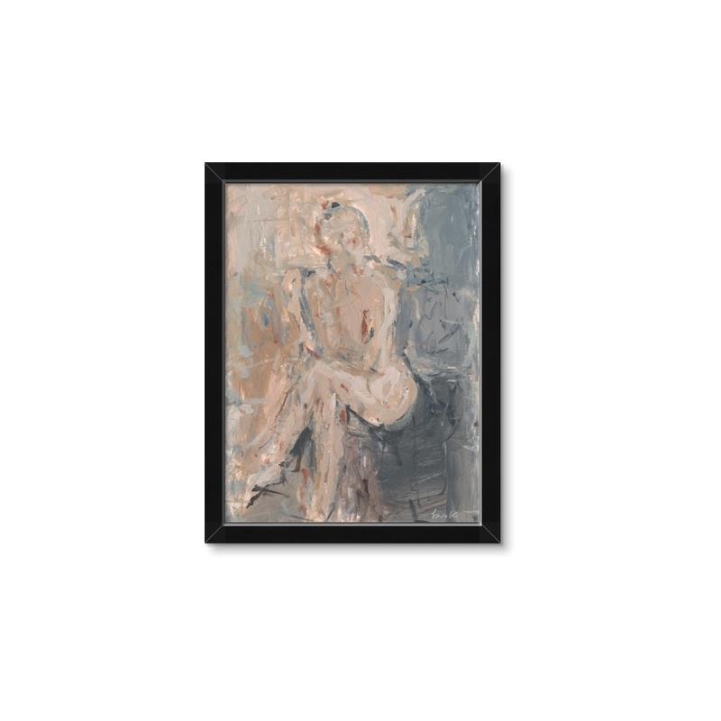 Picture of Unknown Seated Woman I _GroupedProduct_Rectangle_Portrait_Framed_Matted_