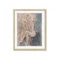 Picture of Unknown Seated Woman I _GroupedProduct_Rectangle_Portrait_Framed_Matted_