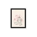 Picture of Paris Perfume and Roses _GroupedProduct_Rectangle_Portrait_Framed_Matted_