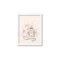 Picture of Paris Perfume and Roses _GroupedProduct_Rectangle_Portrait_Framed_Matted_