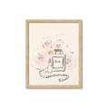 Picture of Paris Perfume and Roses _GroupedProduct_Rectangle_Portrait_Framed_Matted_
