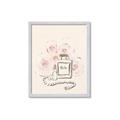 Picture of Paris Perfume and Roses _GroupedProduct_Rectangle_Portrait_Framed_Matted_