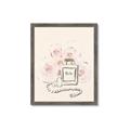 Picture of Paris Perfume and Roses _GroupedProduct_Rectangle_Portrait_Framed_Matted_