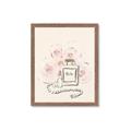 Picture of Paris Perfume and Roses _GroupedProduct_Rectangle_Portrait_Framed_Matted_