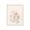 Picture of Paris Perfume and Roses _GroupedProduct_Rectangle_Portrait_Framed_Matted_