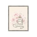 Picture of Paris Perfume and Roses _GroupedProduct_Rectangle_Portrait_Framed_Matted_