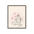 Picture of Paris Perfume and Roses _GroupedProduct_Rectangle_Portrait_Framed_Matted_