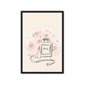 Picture of Paris Perfume and Roses _GroupedProduct_Rectangle_Portrait_Framed_Matted_
