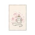 Picture of Paris Perfume and Roses _GroupedProduct_Rectangle_Portrait_Framed_Matted_