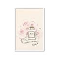 Picture of Paris Perfume and Roses _GroupedProduct_Rectangle_Portrait_Framed_Matted_