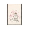Picture of Paris Perfume and Roses _GroupedProduct_Rectangle_Portrait_Framed_Matted_