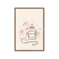 Picture of Paris Perfume and Roses _GroupedProduct_Rectangle_Portrait_Framed_Matted_