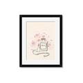 Picture of Paris Perfume and Roses _GroupedProduct_Rectangle_Portrait_Framed_Matted_