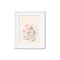 Picture of Paris Perfume and Roses _GroupedProduct_Rectangle_Portrait_Framed_Matted_