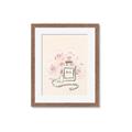 Picture of Paris Perfume and Roses _GroupedProduct_Rectangle_Portrait_Framed_Matted_