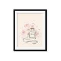 Picture of Paris Perfume and Roses _GroupedProduct_Rectangle_Portrait_Framed_Matted_
