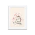 Picture of Paris Perfume and Roses _GroupedProduct_Rectangle_Portrait_Framed_Matted_