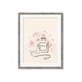 Picture of Paris Perfume and Roses _GroupedProduct_Rectangle_Portrait_Framed_Matted_