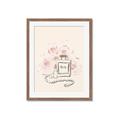 Picture of Paris Perfume and Roses _GroupedProduct_Rectangle_Portrait_Framed_Matted_