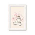 Picture of Paris Perfume and Roses _GroupedProduct_Rectangle_Portrait_Framed_Matted_