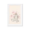 Picture of Paris Perfume and Roses _GroupedProduct_Rectangle_Portrait_Framed_Matted_
