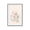 Picture of Paris Perfume and Roses _GroupedProduct_Rectangle_Portrait_Framed_Matted_
