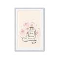 Picture of Paris Perfume and Roses _GroupedProduct_Rectangle_Portrait_Framed_Matted_