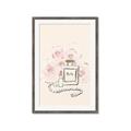 Picture of Paris Perfume and Roses _GroupedProduct_Rectangle_Portrait_Framed_Matted_