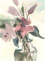 Picture of Pink Lily IV _GroupedProduct_Rectangle_Portrait_Unframed_Print_Only_