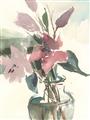 Picture of Pink Lily IV _GroupedProduct_Rectangle_Portrait_Unframed_Print_Only_