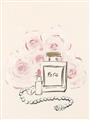 Picture of Paris Perfume and Roses _GroupedProduct_Rectangle_Portrait_Unframed_Print_Only_