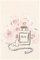 Picture of Paris Perfume and Roses _GroupedProduct_Rectangle_Portrait_Unframed_Print_Only_