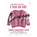 Picture of Vasilisa's Pink Cardigan _GroupedProduct_Rectangle_Portrait_Unframed_Print_Only_