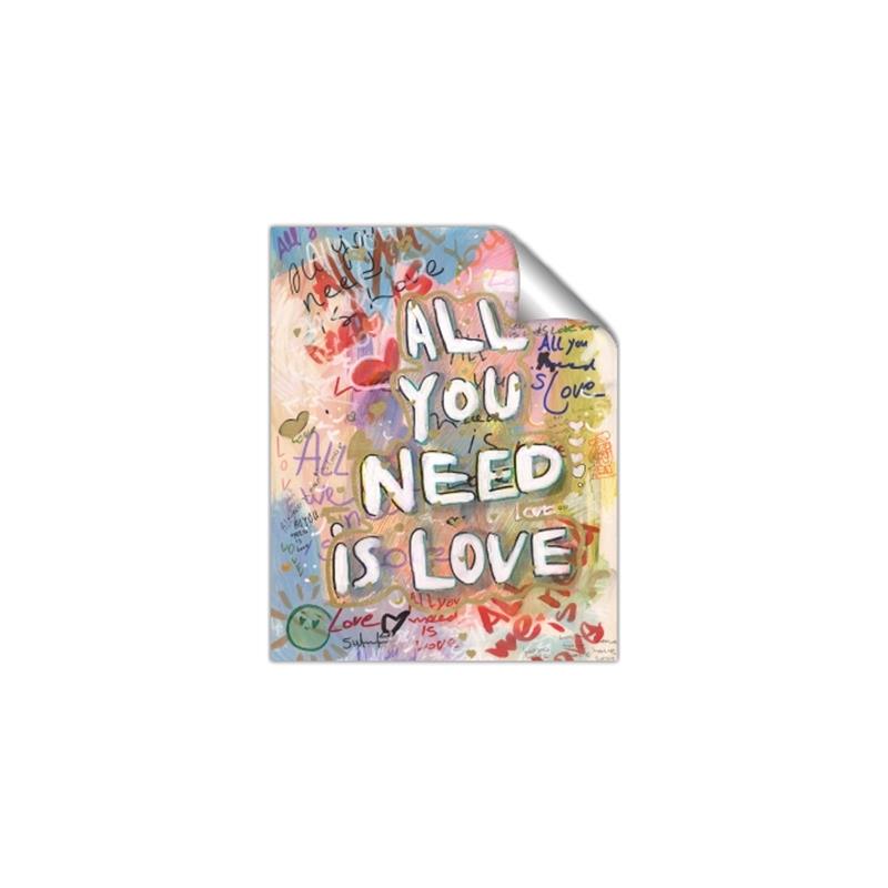 Picture of Love Graffiti I _GroupedProduct_Rectangle_Portrait_Unframed_Print_Only_