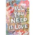 Picture of Love Graffiti I _GroupedProduct_Rectangle_Portrait_Unframed_Print_Only_