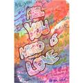Picture of Love Graffiti III _GroupedProduct_Rectangle_Portrait_Unframed_Print_Only_