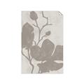 Picture of Floral  Shapes in Beaver Brown I _GroupedProduct_Rectangle_Portrait_Unframed_Print_Only_