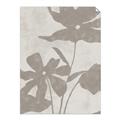 Picture of Floral  Shapes in Beaver Brown III _GroupedProduct_Rectangle_Portrait_Unframed_Print_Only_