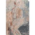 Picture of Unknown Seated Woman II _GroupedProduct_Rectangle_Portrait_Unframed_Print_Only_