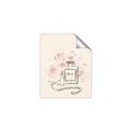 Picture of Paris Perfume and Roses _GroupedProduct_Rectangle_Portrait_Unframed_Print_Only_