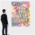 Picture of Love Graffiti I _GroupedProduct_Rectangle_Portrait_Canvas_