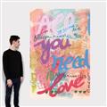 Picture of Love Graffiti II _GroupedProduct_Rectangle_Portrait_Canvas_