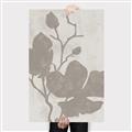 Picture of Floral  Shapes in Beaver Brown I _GroupedProduct_Rectangle_Portrait_Canvas_