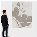 Picture of Floral  Shapes in Beaver Brown I _GroupedProduct_Rectangle_Portrait_Canvas_
