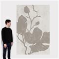 Picture of Floral  Shapes in Beaver Brown I _GroupedProduct_Rectangle_Portrait_Canvas_