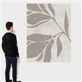 Picture of Floral  Shapes in Beaver Brown II _GroupedProduct_Rectangle_Portrait_Canvas_