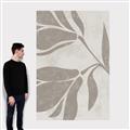Picture of Floral  Shapes in Beaver Brown II _GroupedProduct_Rectangle_Portrait_Canvas_